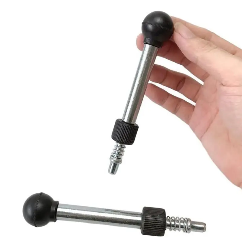 B62B 2pcs 149mm Quick-Pull Locking Pin Weight Stack Pin Replacement Rotating Spring Knob for Inversion Table Exercise Machine