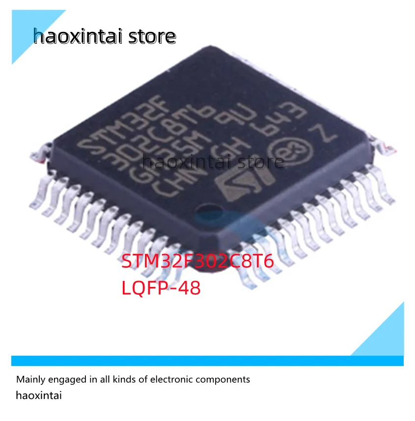 2PCS STM32F302C8T6 LQFP-48 STM32F303RBT6 LQFP-64 STM32F303CBT6 LQFP-48 Microcontroller single chip microcomputer