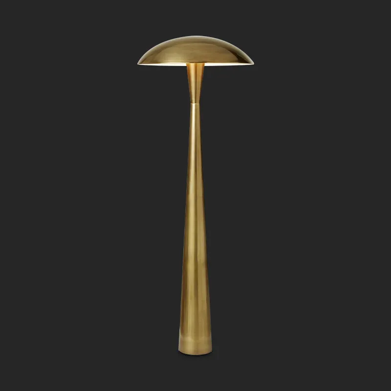 Lámpara de Pie Dorada de Diseño Minimalista y Estilo Rural Moderno, Personalizada, para Dormitorio, Sala de Estar, Salón de Té, Decoración Creativa