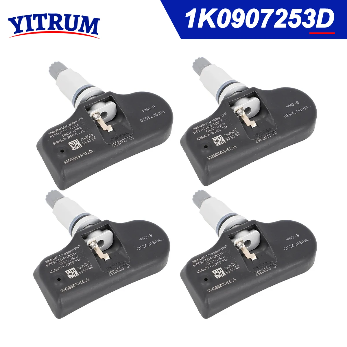 

1K0907253D For Audi A3 A4 A5 Q5 S4 S5 TT VW Golf Jetta Passat CC EOS Tiguan Rabbit Tire Pressure Sensor 1K0907253E 1K0907255A