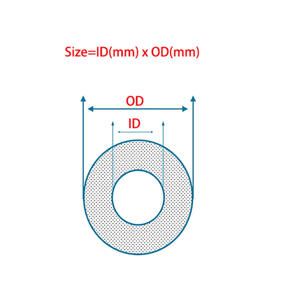 New Thickening Silicone Hose Tube Food Grade Braided Fibre Hose ID4-19mm High Temperature And Pressure Resistant Explosion Proof