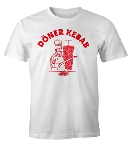 

Döner Shirt Herren Kebab Dönerspieß Fun T-Shirt Moonworks®