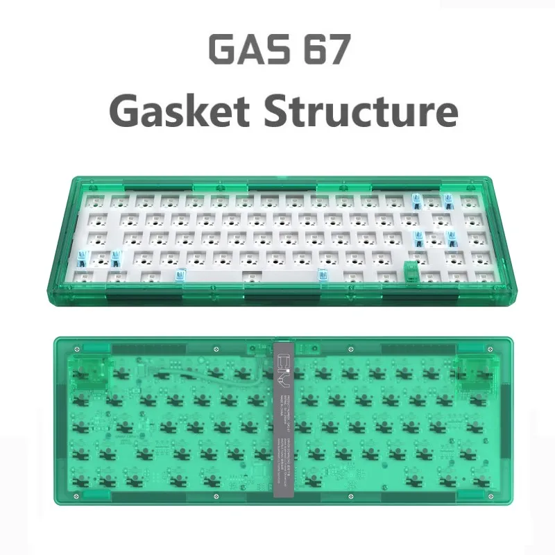 

Новинка, набор для клавиатуры CIY Gas67 Hotswap с прокладкой, 65% RGB, механический Сменный переключатель типа C на заказ, 5Pin/3Pin