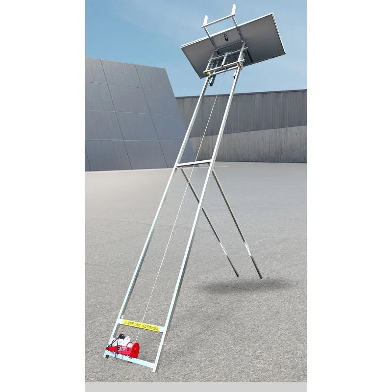 Photovoltaic Panel Elevator Solar Panel Installation Window Glass Sun Room Glass Car Lift 220v