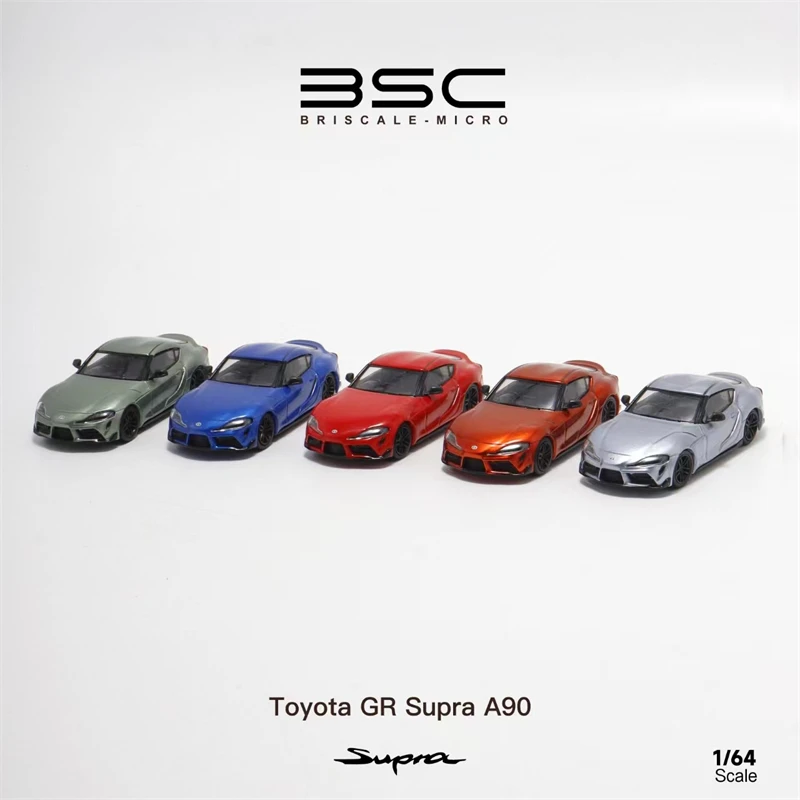 Modèle de voiture en alliage moulé sous pression 1:64 GR SupraA90 en stock, pour les adolescents jouent avec, pour les adultes pour décorer, cadeaux d'anniversaire.