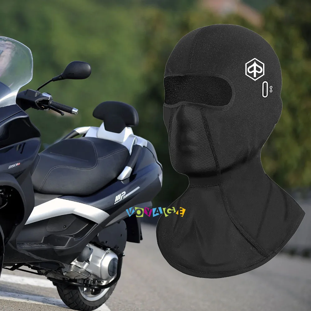 For Vespa Piaggio MP3 500 300 BYQ FLY Medley150 ZIP50 Motorcycle Neck Full Face Mask Windproof Dustproof Face Shield Accessories