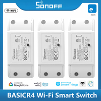 SONOFF Basic R4 Wifi Smart Switch Wireless Interruptor Smart Timer DIY Switch Magic Switch Mode Via eWelink Alexa Google Home