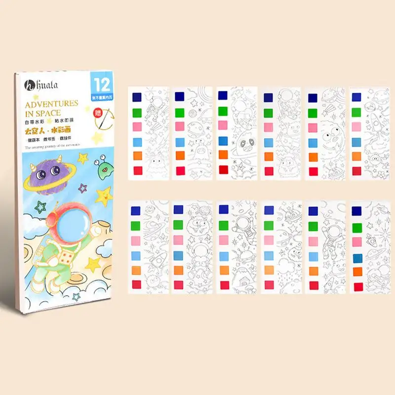 Watercolor Painting Paper Paint Art Kit Watercolor Painting And Art Craft For Toddler Water Colors Book Educational Toys And