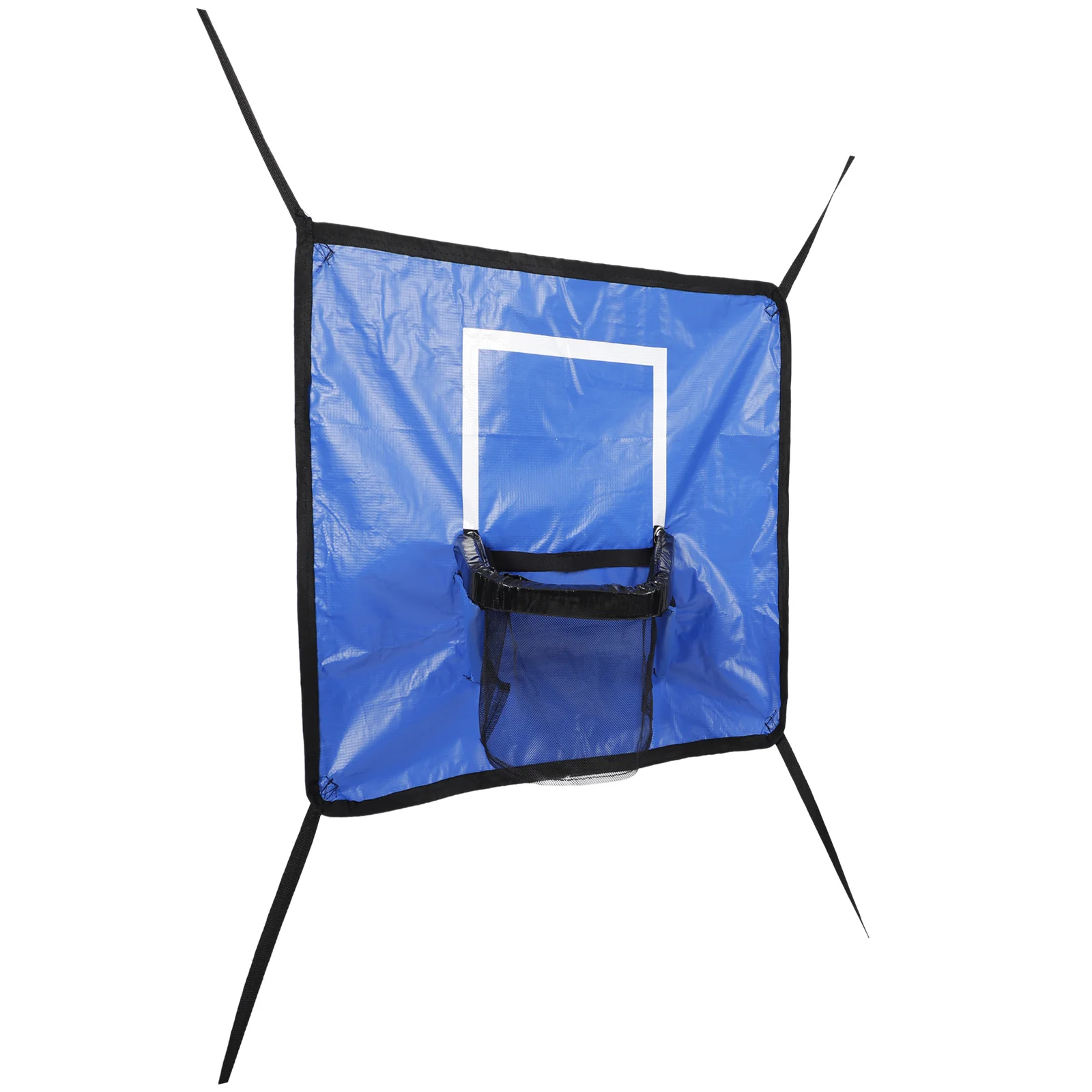 Indoor Basketball Frame Trampoline Basketball Hoop Attachment Easy Setup Safe Fun Exercise Skill Development Hand Eye