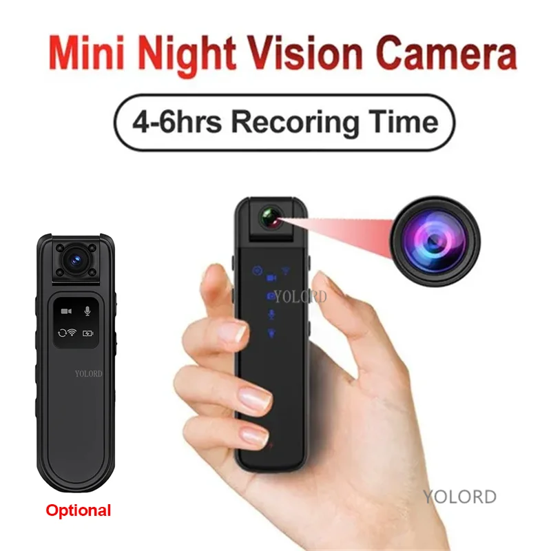 Mini Camera With WIFI AP Hotspot Connection Video Voice Photo Recorder 1080p Night Vision Body Cam Sports DV DVR Camcorder