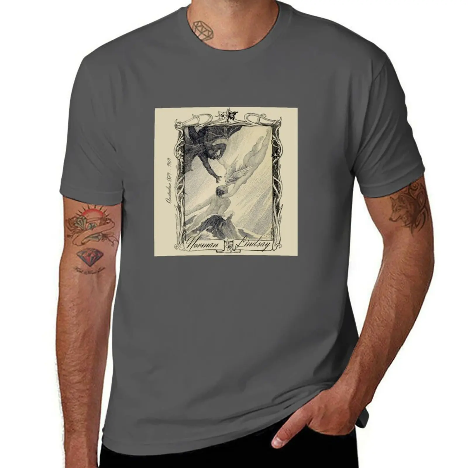 

Painting , Norman Lindsay T-Shirt Casual Holiday Short Sleeve Tee
