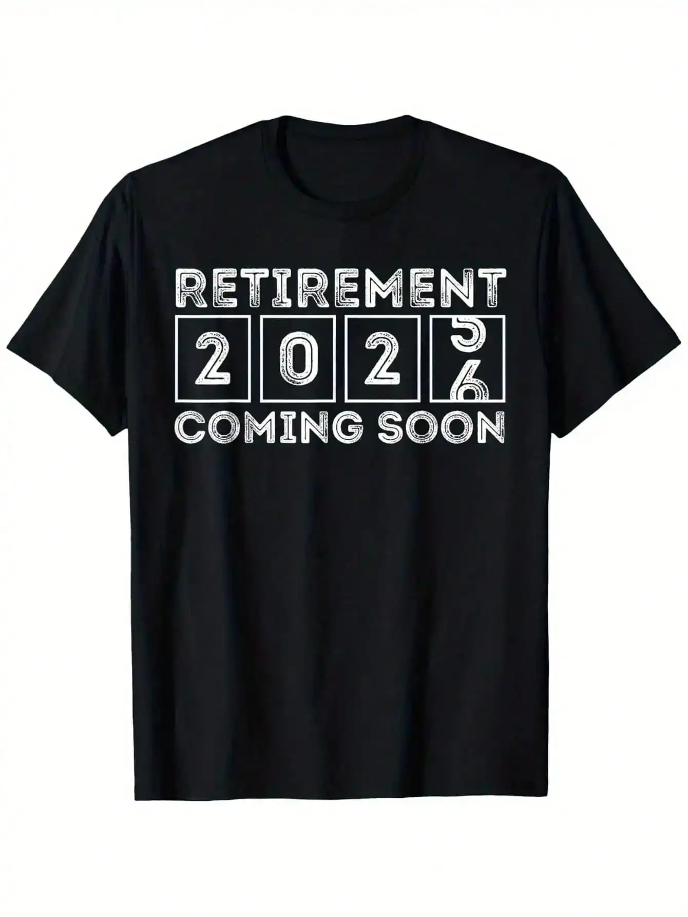 

Funny Retirement 2026 Coming Soon T-Shirt - Bold Retirement Countdown Design With 2026 Numbers, All-Season Casual Wear