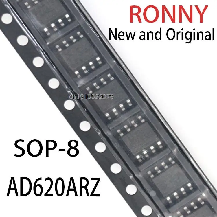 

10PCS New and Original AD620AR SOP-8 AD620A sop-8 AD620ARZ