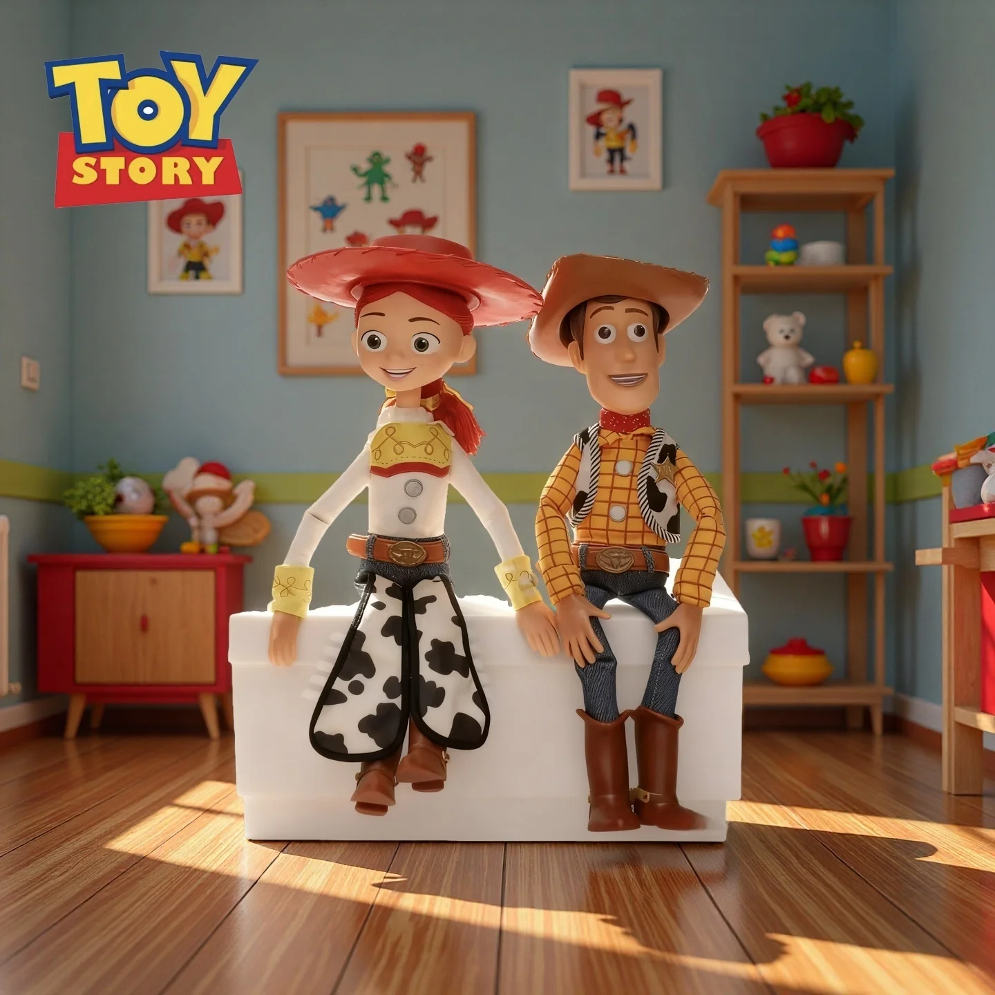 ديزني توي ستوري وودي جيسي يتحدث شخصيات الحركة لعبة وودي نموذج دمى هدايا