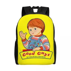 Good Guys Child's Play Laptop Backpack Women Men Basic Bookbag for College School Student Chucky Doll Bags