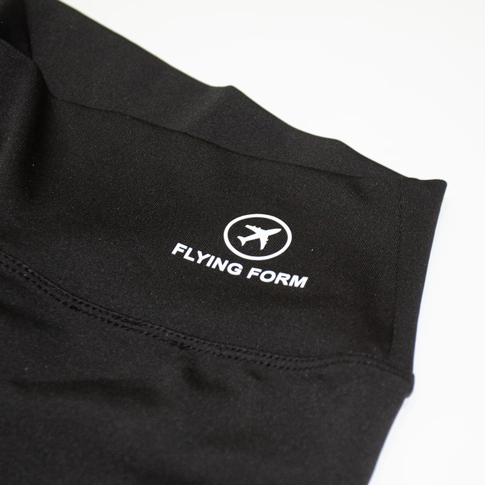 ซิปที่มองไม่เห็นเปิดเป้ากางเกงขายาวสีดําผู้หญิงกางเกงโยคะผู้หญิงกลางแจ้งขนาดบวกกางเกงออกกําลังกายที่แปลกใหม่