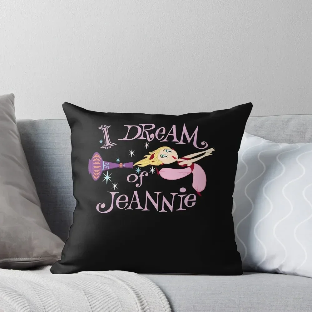 

Funny Gifts Dream of Jeannie Retro Wave Throw Pillow Throw Pillow Covers Cushions pillow