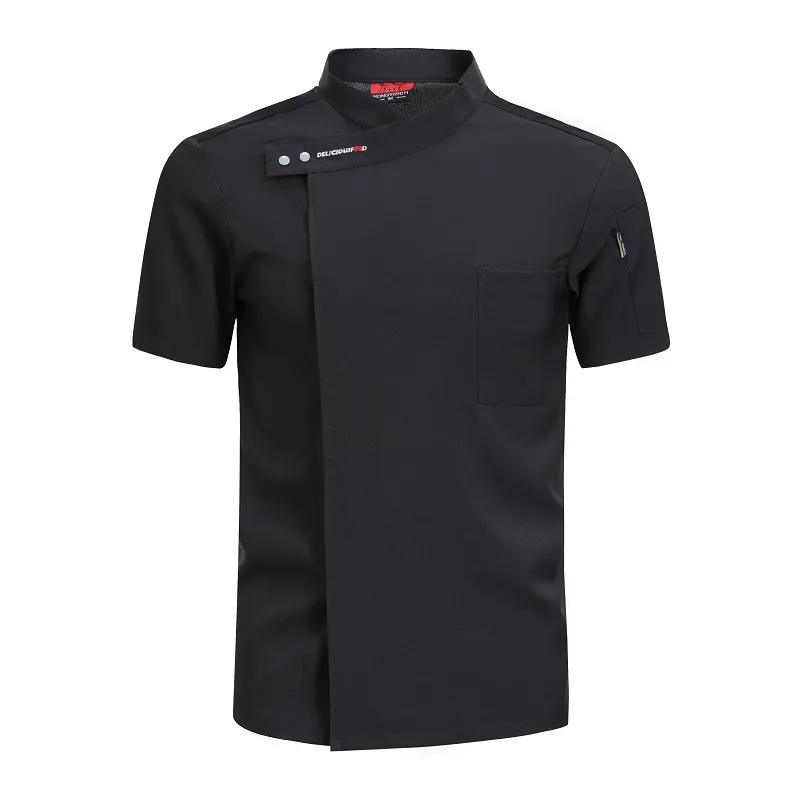 Food Service Garçom Uniformes para Homens, Traje de Hotel, Chef Jackets, Cook Jacket, Cozinhar Roupas, Garçom Work Outfit