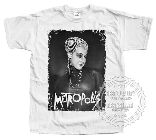 

Metropolis 1927 T SHIRT Sci-Fi Movie Poster v23 WHITE All Sizes S to 5XL