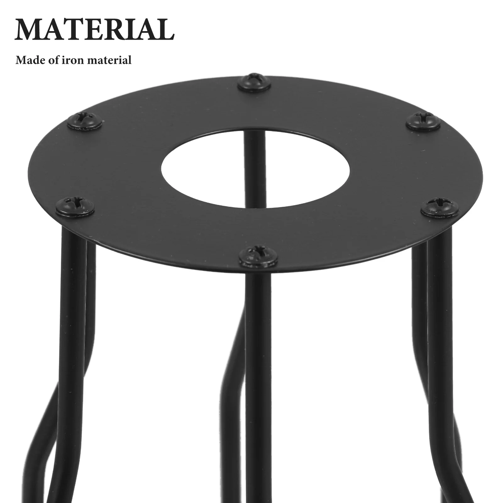 Paralume in ferro resistente Copertura leggera in metallo creativo Design unico vintage a gabbia per uccelli per bar di casa, portico, negozi di pentole calde