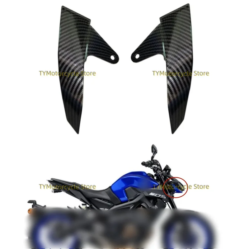 

Carbon fiber coating Eyebrow Under Headlight Shrouds Fairing Cowl Panel Bracket Fit For Yamaha MT-09 FZ 09 MT09 FZ09 2017-2019