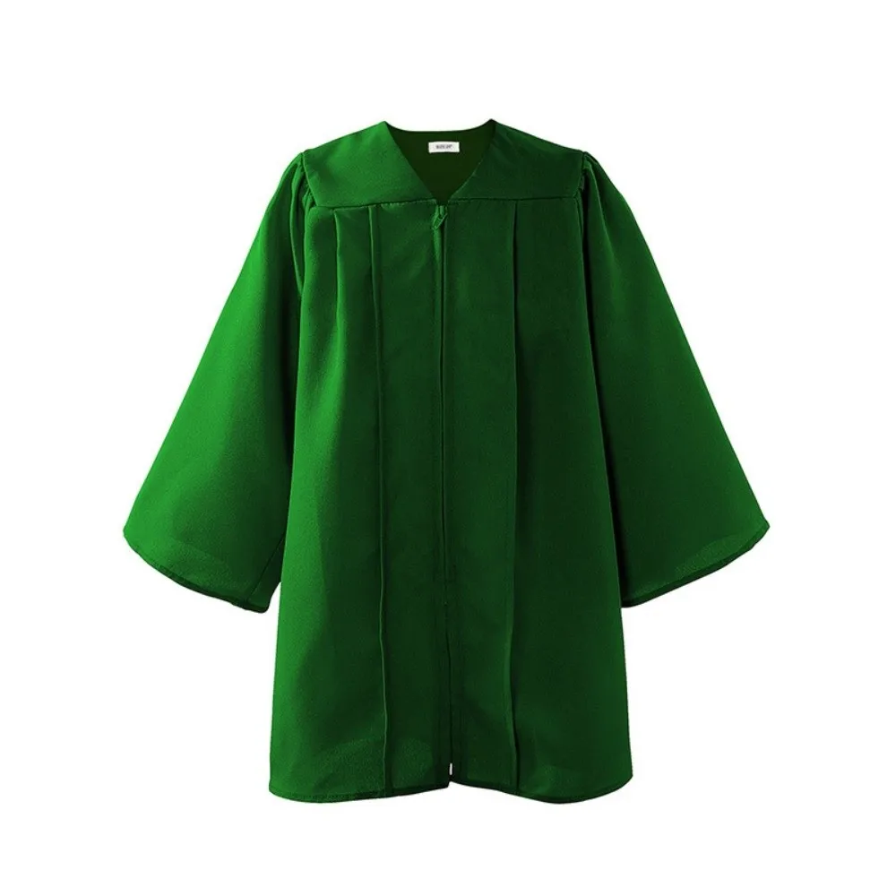 Doctoral Costume Graduation Gown Kindergarten Solid Color Children Academic Robe Primary School Student