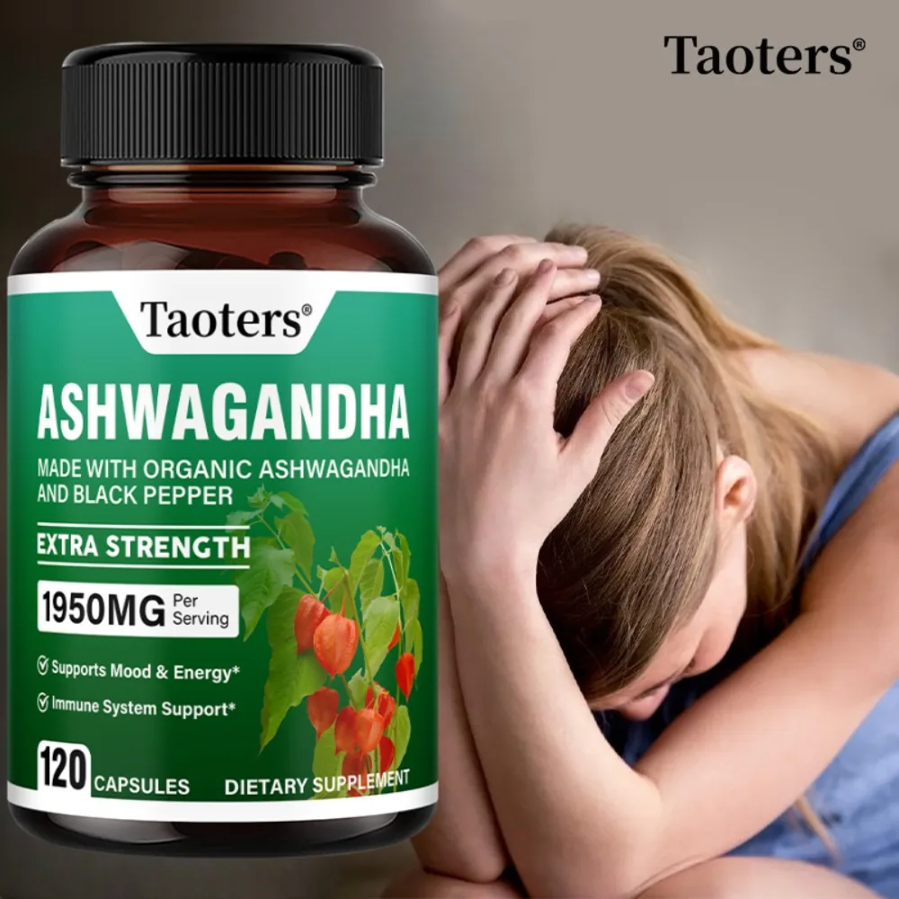 

Vegetarian Organic Ashwagandha Extra Capsule Energy & Endurance Supplement Brain & Memory Relief Stress Deep Sleep