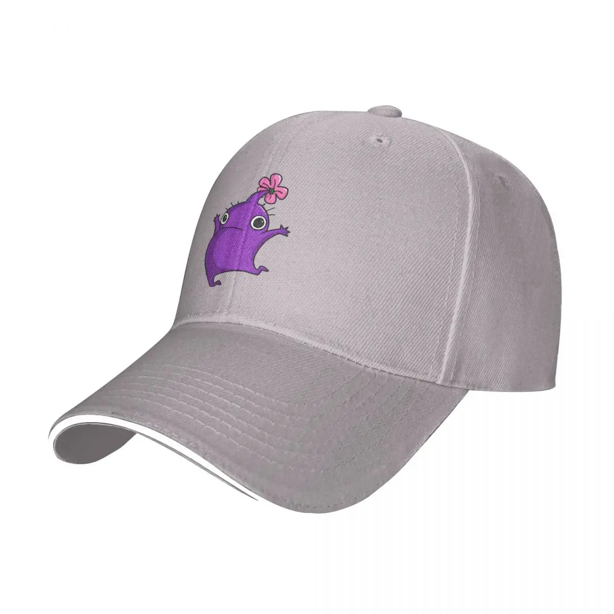 Purple Jumping Pikmin Baseball Cap Fashion Video Game Cartoon Kids Sandwich Caps for Men Women Adjustable Caps Hat Workouts