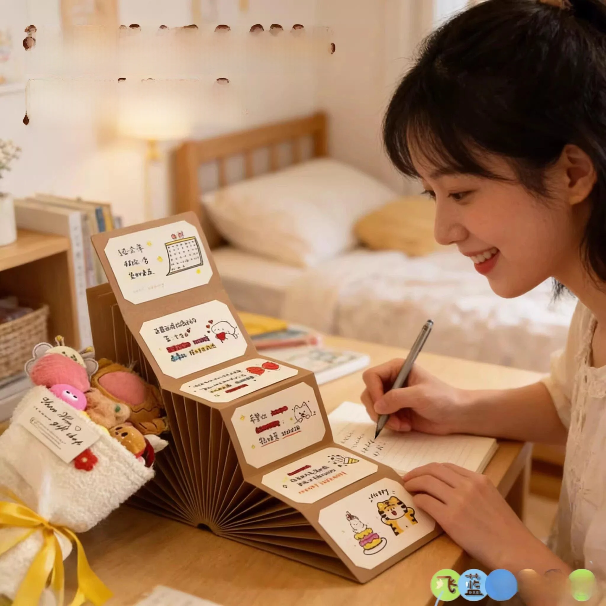 cuaderno-de-oficina-portatil-y-grueso-con-multiples-compartimentos-paginas-tipo-acordeon-libro-de-errores-para-estudiantes-Album-hecho-a-mano-regalo-creativo