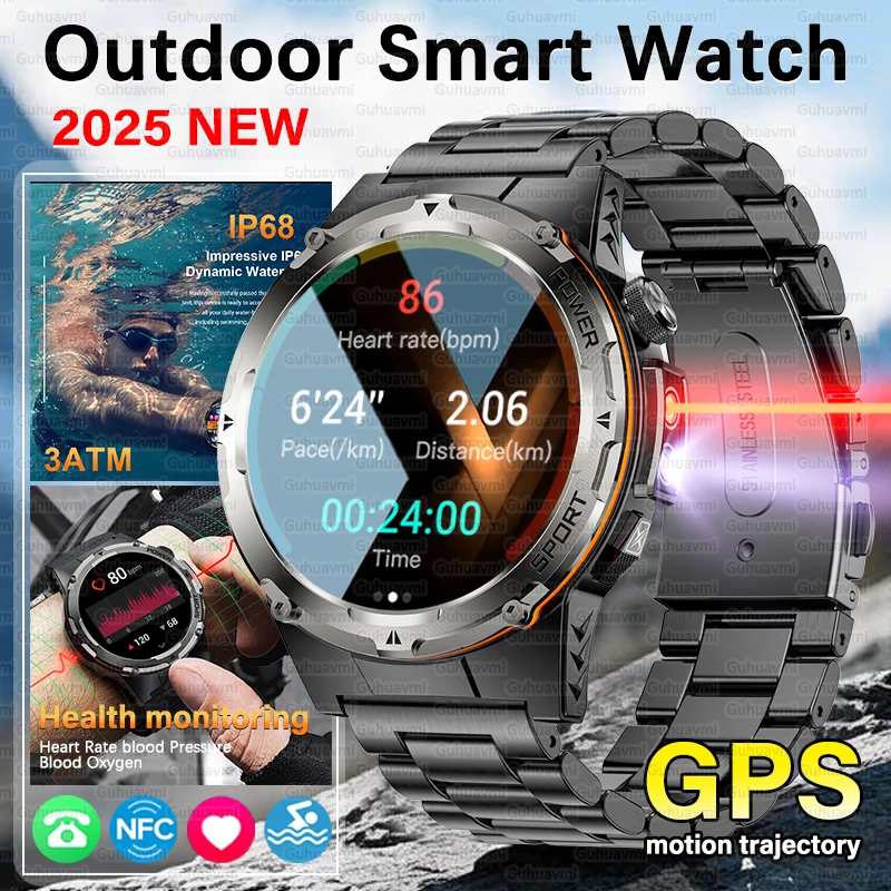 2025 New GPS Smart Watch Men 1.39