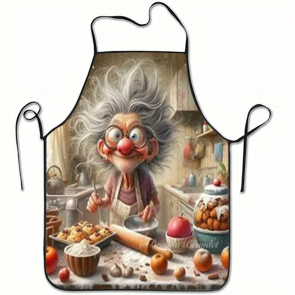 Funny Baker Chef Apron Funny Kitchen Apron Cooking Baking Apron Gift for Him Her Novelty