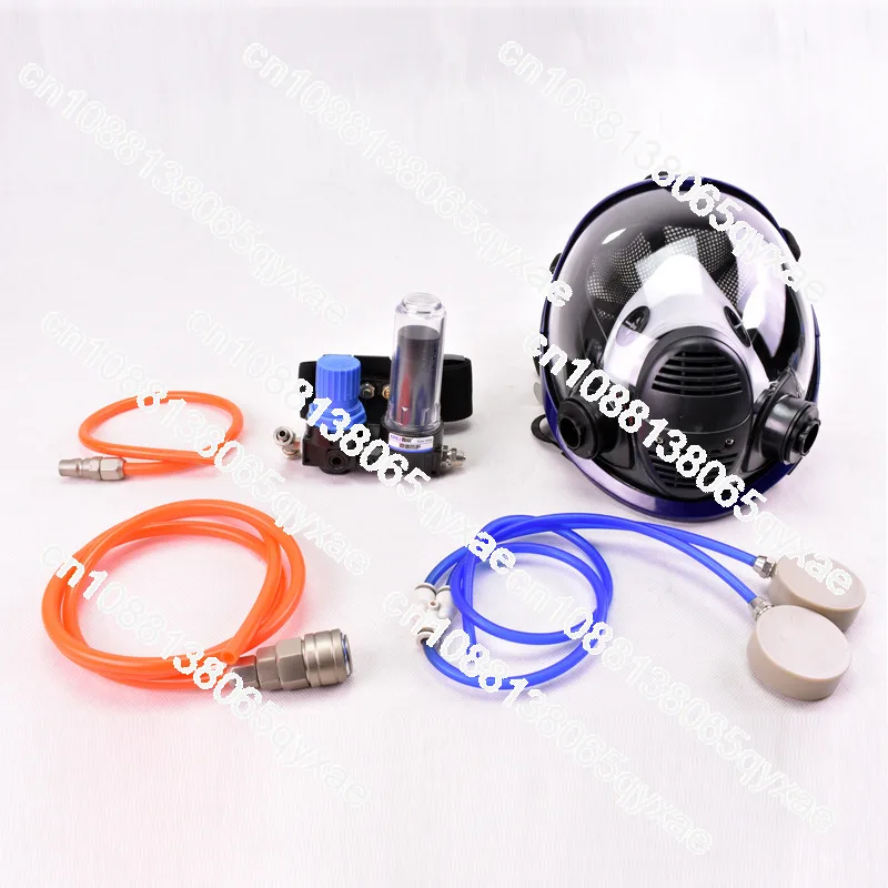 Electric air supply long tube respirator, air supply gas mask, paint chemical, sandblasting full mask