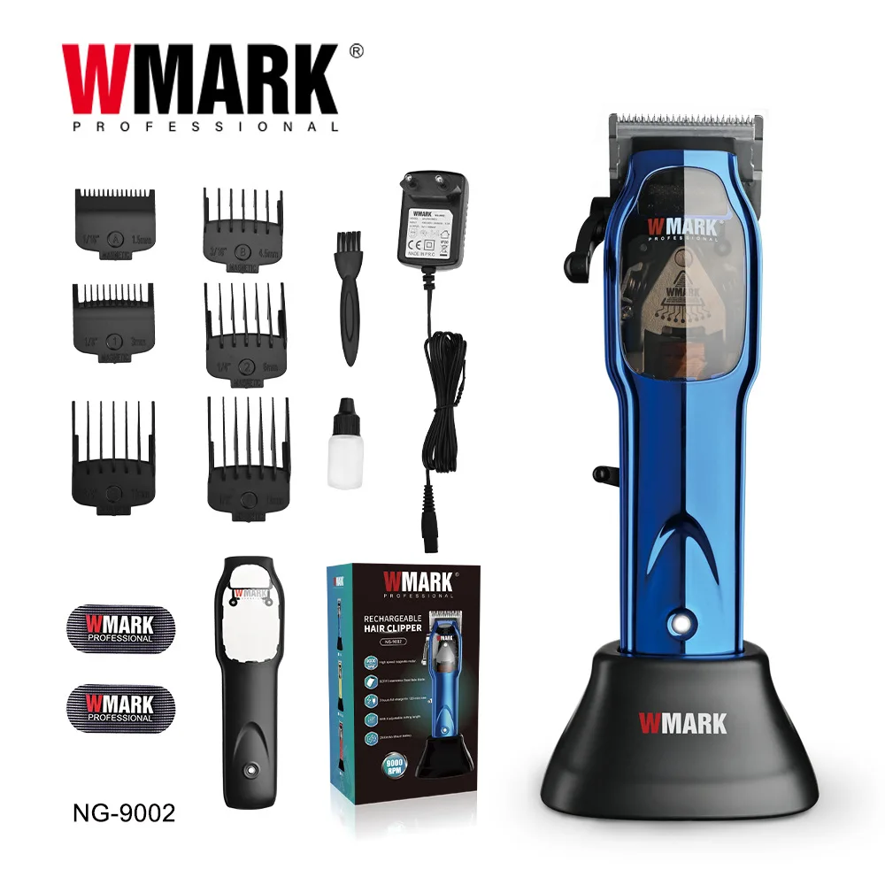 

WMARKNG-9002 Oil head electric clippers 10000 RPM hot selling charging barber cutting salon