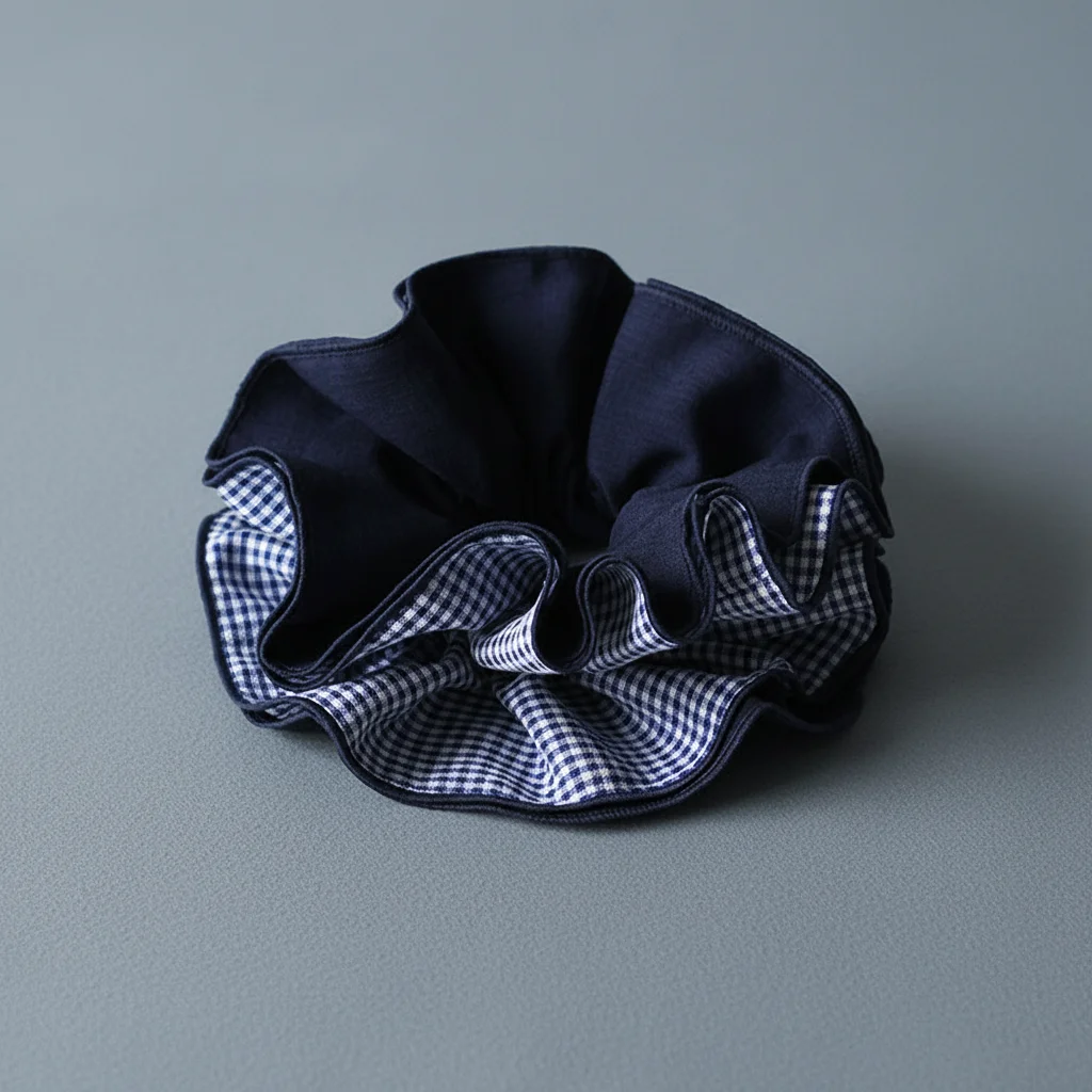 Attaches pour cheveux pour femmes, haute élasticité, design à carreaux français à double couche, adaptées au quotidien et au sport