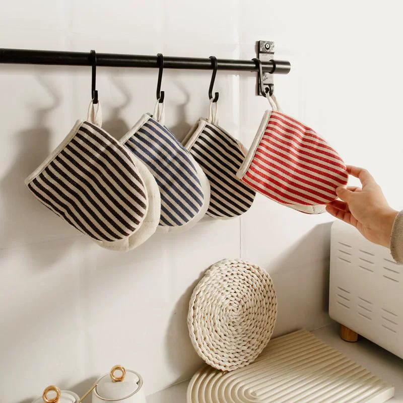 1PC High-Temperature Resistant Heat-Insulating Gloves Potholder for Kitchen Microwave Oven Baking Anti-Scald Kitchenware