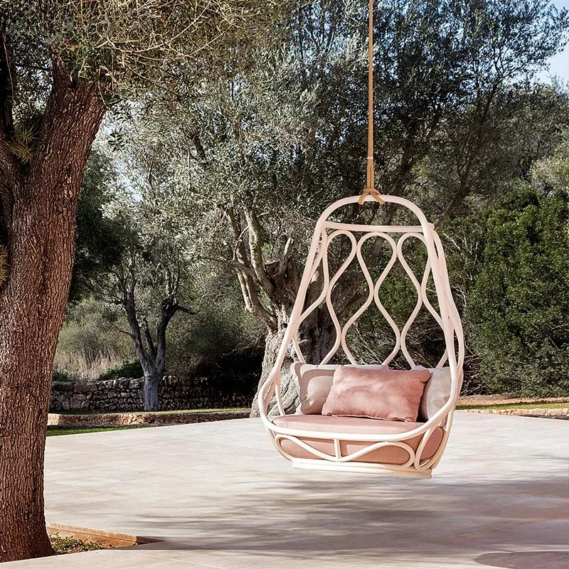 

Massive price reduction Modern High Quality Outdoor Patio Luxury Outdoor Furniture Pink Colors Aluminum Patio Swings