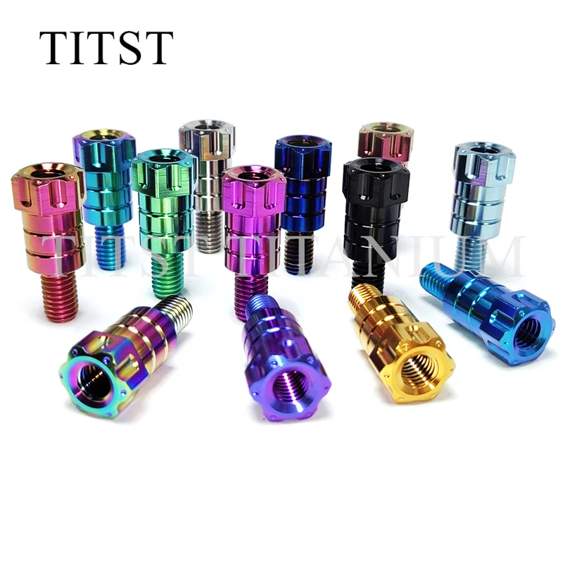 TITST 1PC M10 M8 Motorcycle Mirror Mount Adapter Height adjustment Screw Rearview Mirrors Thread diameter Converter