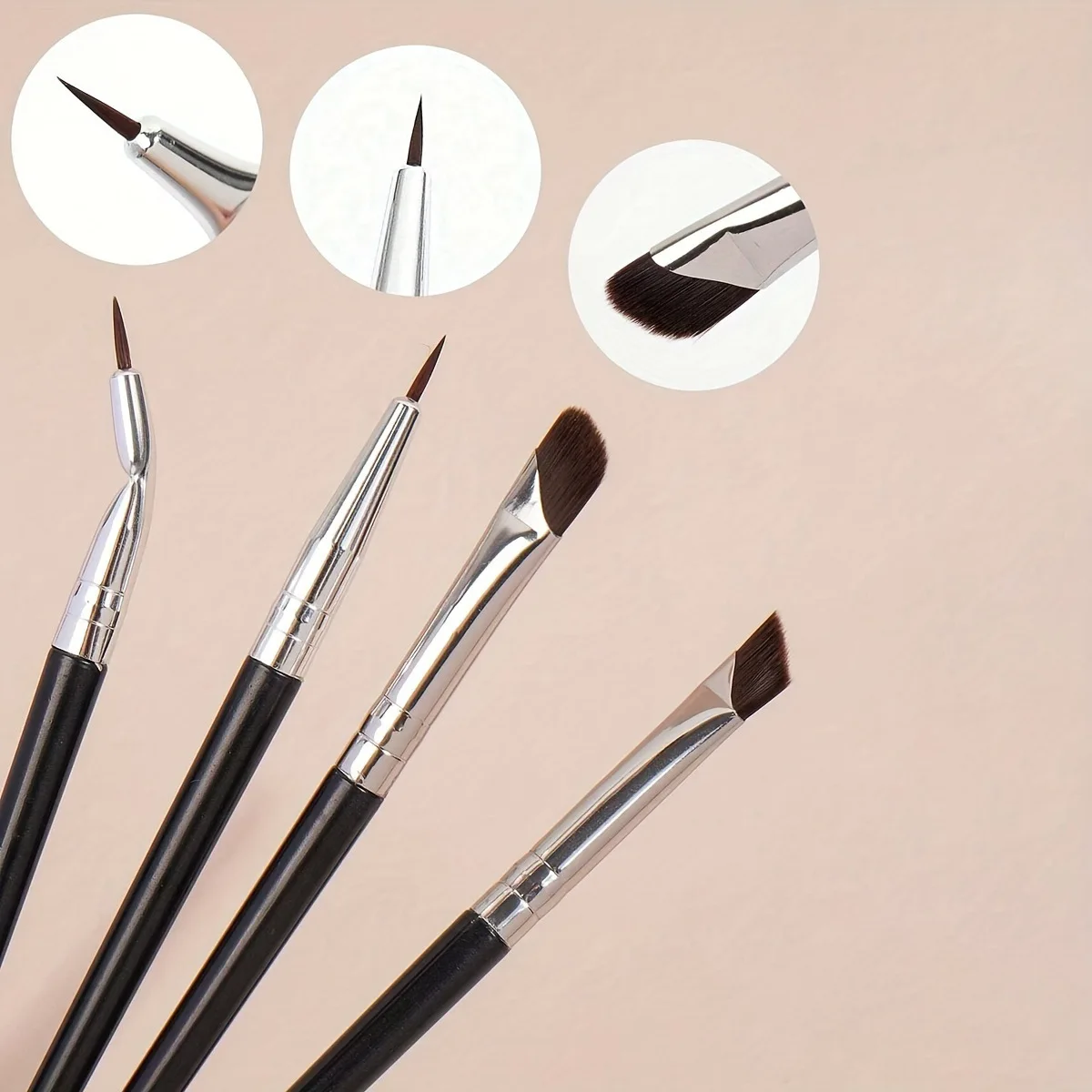 8 makeup brush set sickle eyeliner oblique blade detail brush eye shadow brush set spot view 2