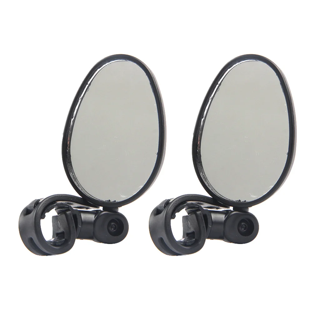 2Pcs Bike Mirror Rear View Accessory for Cyclists Clear Reflection Easy Installation Durable Design Bike Mirror