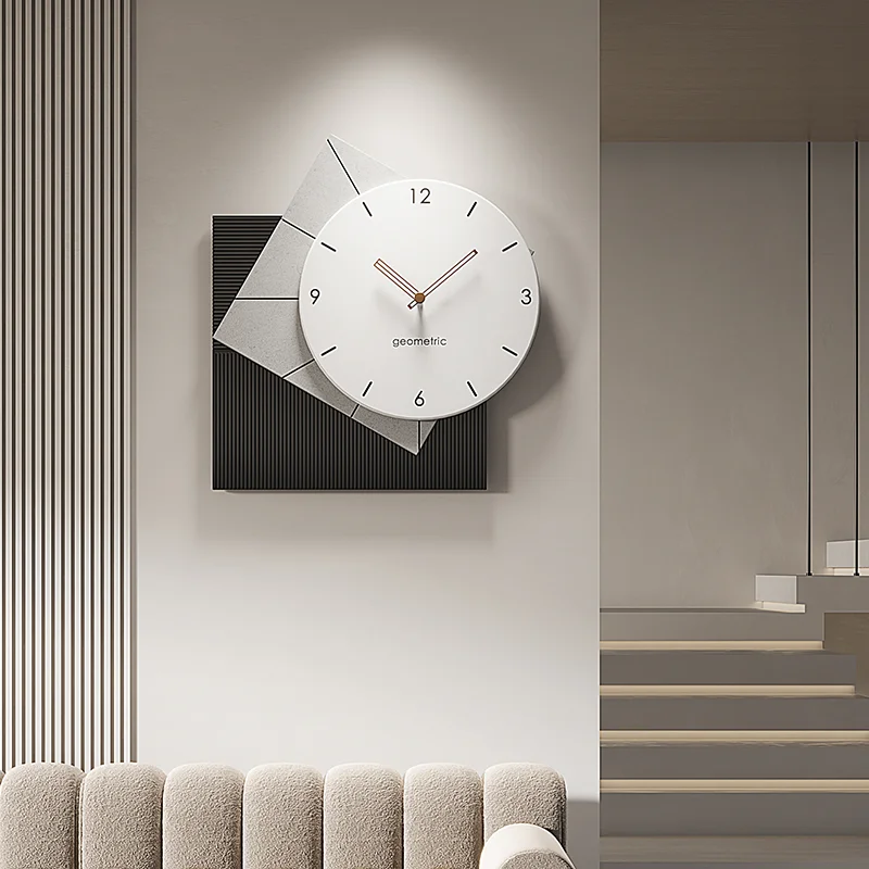 

Creative clock wall clock living room 2022 new restaurant fashion modern minimalist dining table wall clock atmosphere