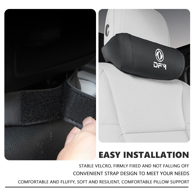 Universal Car Seat Headrest Comfortable Head Pillow Cushion For Dongfeng Motor DFM Aeolus ax3 k01 Ax5 580 DFSK Glory 360 Cefiro view 5