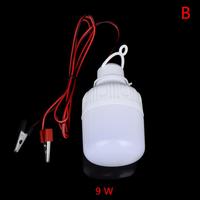 12V LED Lamps Alligator Clip Portable Light Bulbs 5/9/15/20/30/40W Outdoor Camp Tent Night Fishing Hanging Light Emergency Light