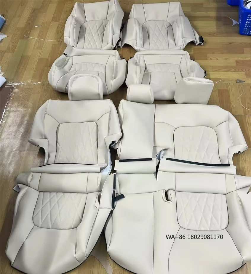 

YLA Comfortable Full Set Leather Car Seat Cushion Elegant Car Seat Cover Full Set
