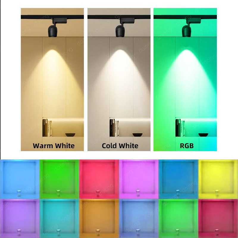 스마트 라이프 블루투스 와이파이 LED 전구, 밝기 조절 투야 앱 그룹, 알렉사 구글 홈 음성 제어, 타이밍 스포트라이트, GU10 RGB 220V