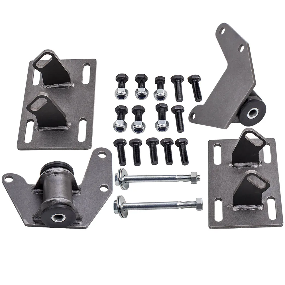 Engine Mount Adapter Kit for LS1 LS2 LS3 LS6 LSX LQ4 LQ9 4.8L 5.3L 6.0L 6.2L