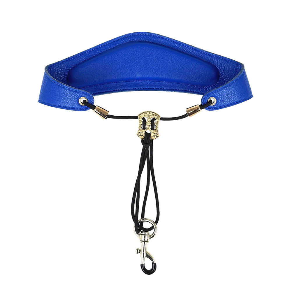 

1pc Thickened Durable Saxophone Shoulder Strap Adjustable Sax Harness Universal Sax Belt For Comfortable Playing Blue