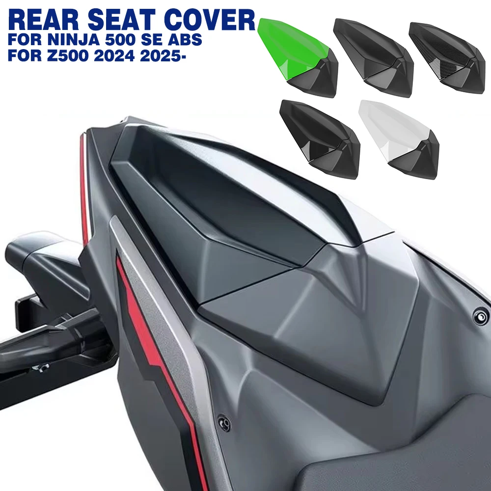 For Kawasaki Ninja500 Z500 ABS SE Z 500 2024-2026 Rear Seat Fairing Cowl Hump Rear Passenger Pillion Cover Fairing Seat Cover