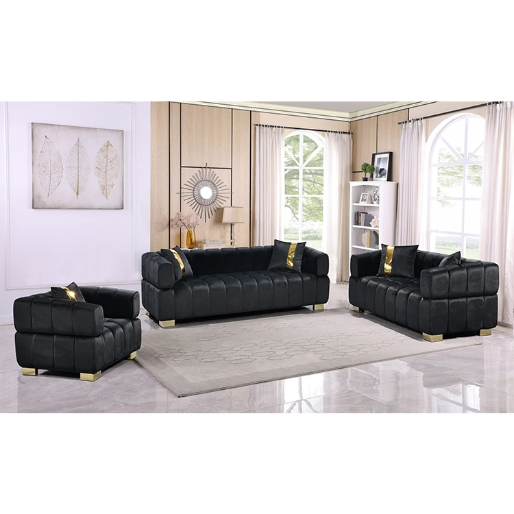 #   Getuftetes Sofa Klassische Eleganz Wohnzimmer-Sitzgarnitur Möbel für den Großhandel