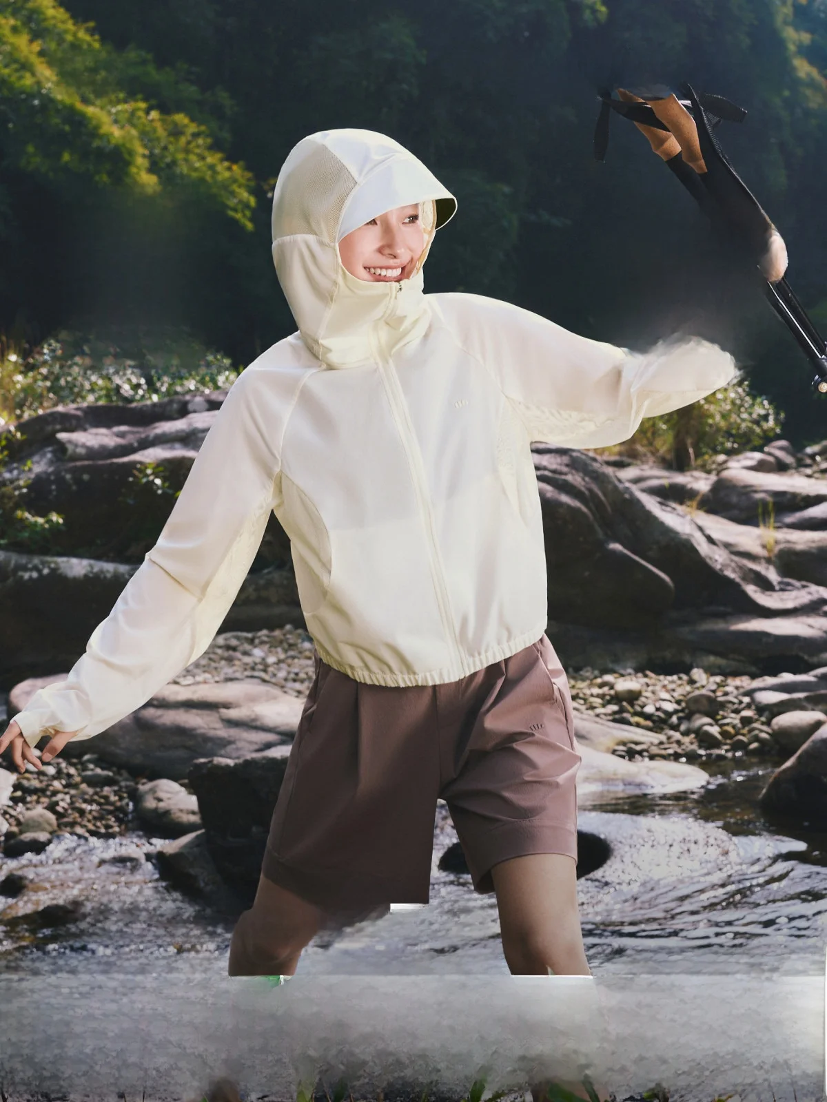 

Женская легкая ветровка Banana Le для активного отдыха, быстросохнущая, дышащая, с защитой от УФ-излучения, для спорта, весна-лето