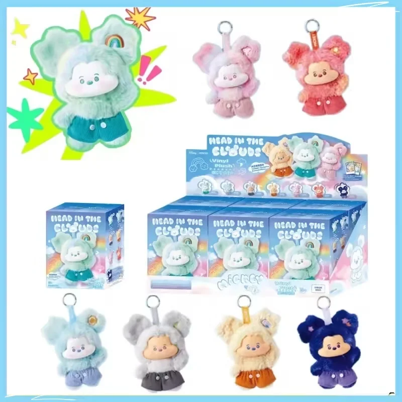 

Cute Genuine Mickey Head In The Clouds Series Vinyl Plush Blind Box Cute Vinyl Face Trendy Toys Doll Bag Pendant Decora Gifts